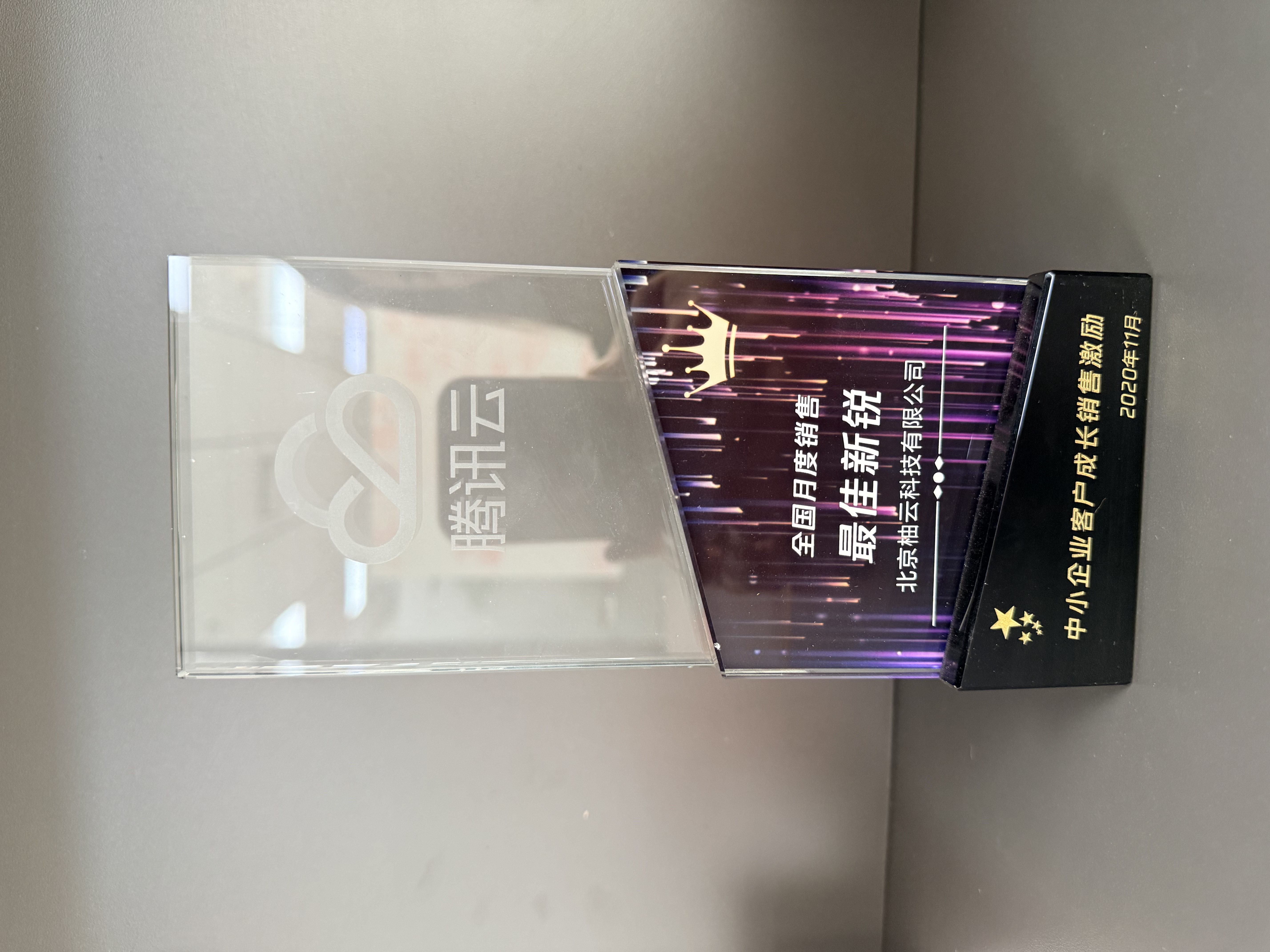 2020 荣誉证书